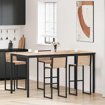Jídelní stůl Barový stůl Přírodní 110 x 55 x 105 cm Masivní borové dřevo
