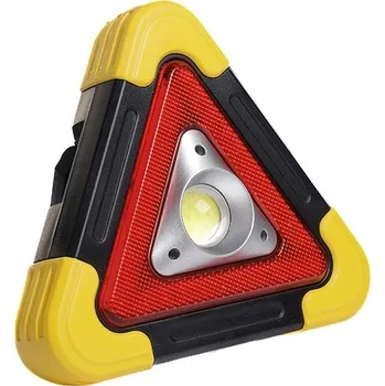 Výstražný trojúhelník VÝSTRAŽNÝ TROJÚHELNÍK SOLÁRNÍ LED S COB SVĚTLEM