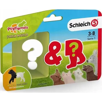 Figurka Sběratelská sada Schleich Puzzlemals Farm Word Překvapení