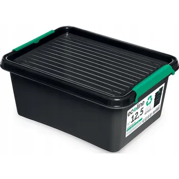 Dóza na potraviny Nádoba s víkem ekoline Box 12,5 l černá moxom