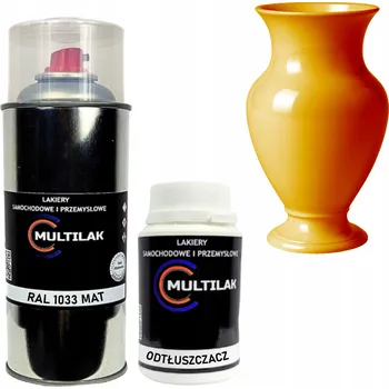 Barva ve spreji Lak ve spreji na vázy RAL 1033 MAT