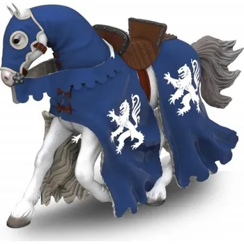 Kůň modrého rytíře s kopím, papo