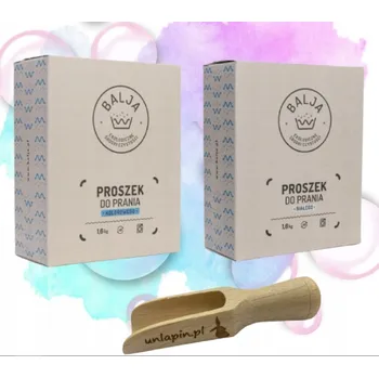 Prací prostředek Balja Sada Prášek na bílé prádlo a barevného prádla