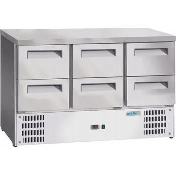 Lednice Chladicí stůl se 6 zásuvkami Arktic Hendi 236772