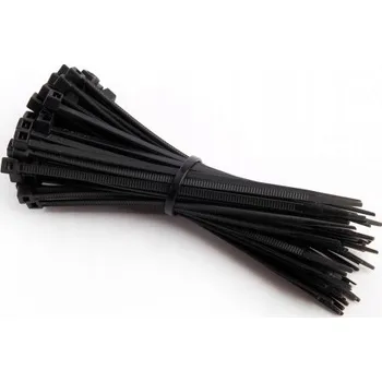 Stahovací páska Stahovací pásky, kabelové stahovací pásky stahovací stahovací pásky, UV 160x2,5 černé - 100 ks