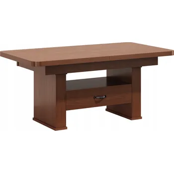 Konferenční stolek Konferenční stolek Shop Kinga oválný 65 x 125 x 55 cm, kaštanová barva