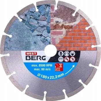 Řezný kotouč Diamantový kotouč Diamant 180 x 22,2 mm segmentový