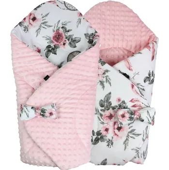 Zavinovačka NikaTymi Zavinovačka ROŽEK Dětská Zavinovačka BAVLNA + MINKY