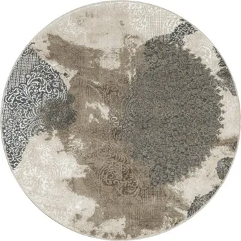 Koberec Koberec GALYA GAK11C šedý / hnědý / béžový kruh