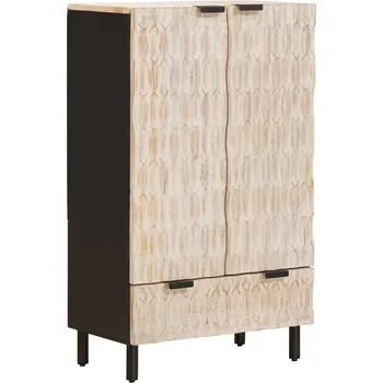 Příborník do zásuvky Vysoký bufet Bílá omyvatelná povrchová úprava 60 x 33 x 100 cm