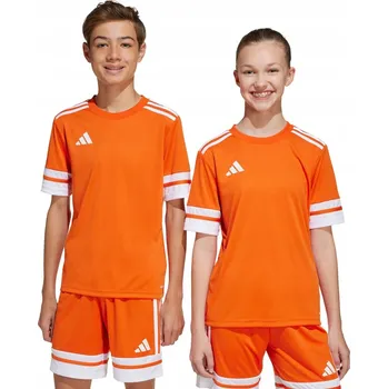 DĚTSKÉ TRIČKO ADIDAS SQUADRA 25 ORANŽOVÉ JC8666 velikost 152 cm