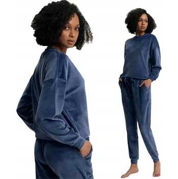 Podprsenka Dámská domácí souprava Delanie | tmavě modrá L