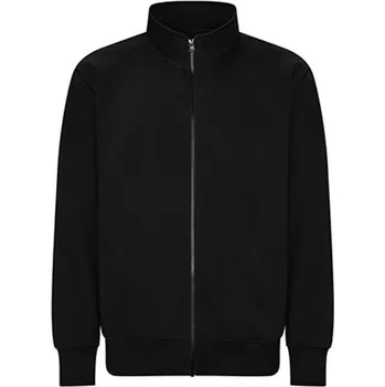Pánská mikina Just Hoods Unisex mikina na zip JH147 Deep Black L
