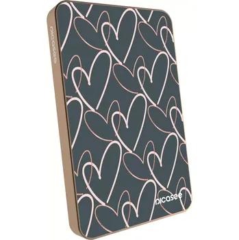 Powerbanka Picasee Powerbanka s MagSafe 5 000 mAh Zlatá - Hodně lásky