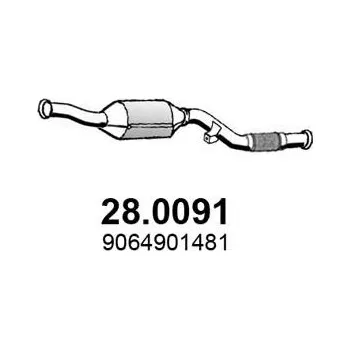 Nářadí pro automobil Katalyzátor ASSO JMJ1080261