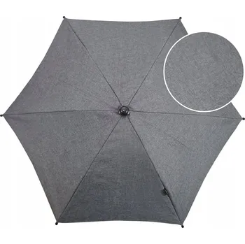 Slunečník Slunečník na kočárek Bomix 70 cm šedý