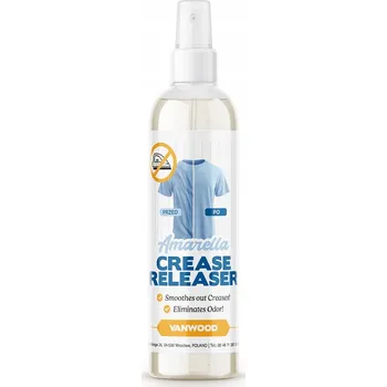 Aviváž AMARELLA tekutá žehlička ve spreji vůně Crease Releaser Vanwood 75 ml na cesty