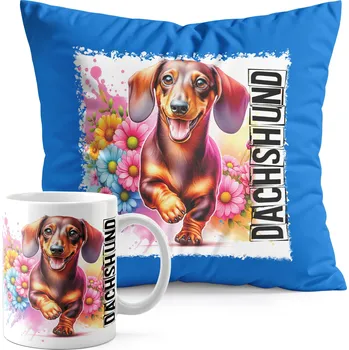 SADA HRNEK + POLŠTÁŘ MODRÁ – PES JEZEVČÍK