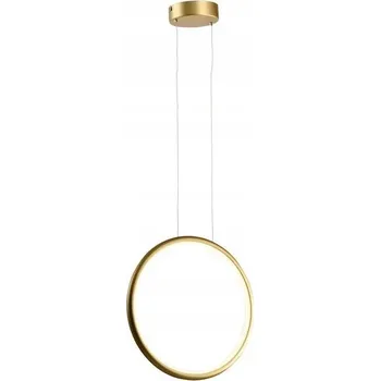 Závěsné svítidlo moderní zlatý kruh vertikální 33 cm LED do obýváku Reality