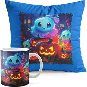SADA HRNEK + POLŠTÁŘ MODRÝ - HALLOWEEN