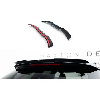 Tuning Maxton Design prodloužení spoileru pro Audi A6, S6 C7, C7 FL, černý lesklý plast ABS