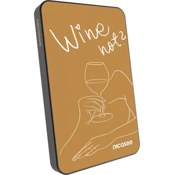 Powerbanka Picasee Powerbanka s MagSafe 5 000 mAh Šedá - Wine not