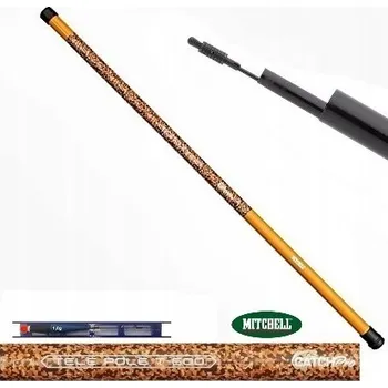 Rybářský prut Prut na plavanou prut Mitchell Catch Pro II Telepole 6m pro začátečníky
