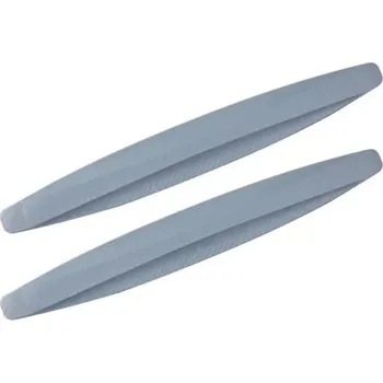 Lišta karosérie 2 ks Ochranné pásky na nárazník 40 x 5,2 cm Samolepicí rohové pásky proti poškrábání a nárazu Vodotěsné odolné autopříslušenství Snadná instalace šedá