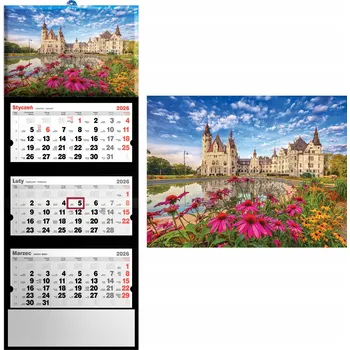 Obraz TŘÍDÍLNÝ KALENDÁŘ 2026 VELKÝ NÁSTĚNNÝ DO KANCELÁŘE S OKÉNKEM