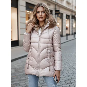 Dámská zimní bunda WINTERCHIC Dstreet TY4441z Barva: Růžová, Velikost: L