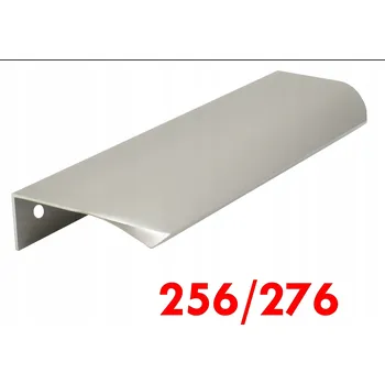 Nábytková úchytka stříbrná ocel kartáčovaná 27,6 x 4,5 x 1,8 cm