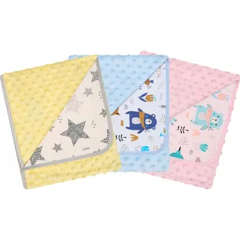 Dětská deka Dětská deka Duet Baby 80 x 90 cm modrá