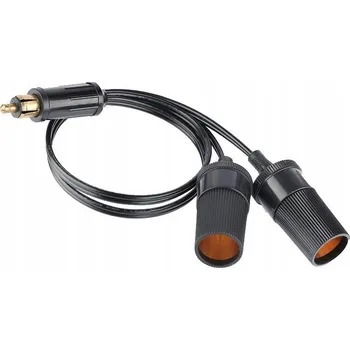 Prodlužovací kabel Adaptér / Kabel s DIN zástrčkou a 2 EURO zásuvkami - prodlužovací kabel / rozdvojka