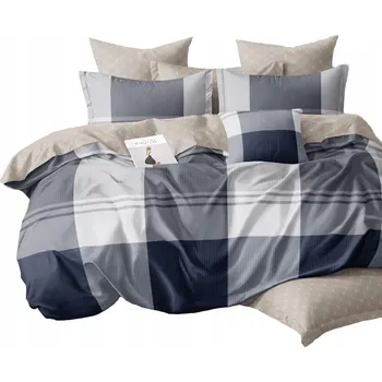 Povlečení SADA POVLEČENÍ 160x200 BAVLNĚNÝ SATÉN, POVLEČENÍ NA POLŠTÁŘE 70x80