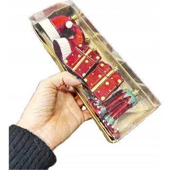 Vánoční ozdoba Sada vánočních baněk Plast 6 ks