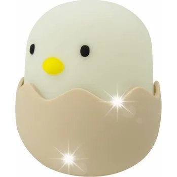 Lampička Dětská LED NOČNÍ LAMPA Marie s motivem kuřete, vajíčka a Velikonoce kuřete