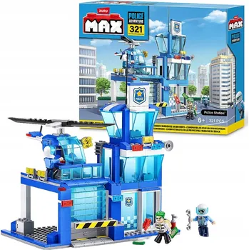 ostatní stavebnice STAVEBNICE MAX ZURU POLICEJNÍ KOMISARIÁT ADVENTURE 321 DÍLŮ