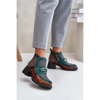 Dámská zimní obuv Boty na podpatku model 219253 Step in style 37