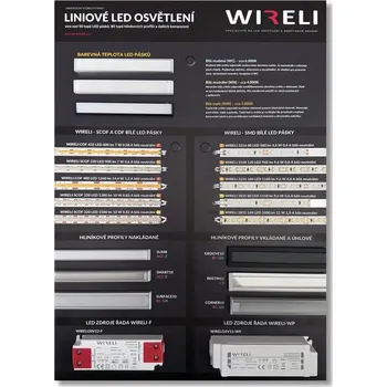 Kancelářský nábytek Vzorková tabule s LED komponenty MINI 2026