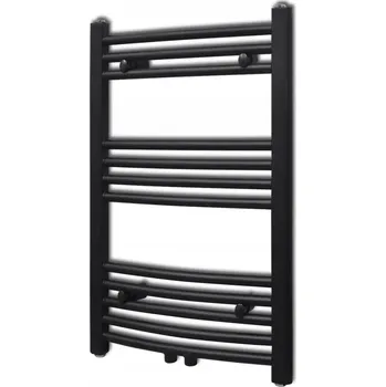 Radiátor Koupelnový radiátor vodní 1 W 5 x 764 mm černý