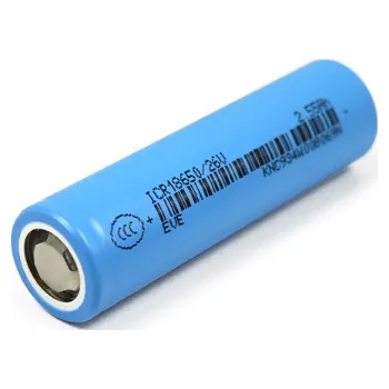 Článková baterie Článek baterie Li-ion EVE ICR18650/26V 2550mAh 8A + 2x izolační kroužek