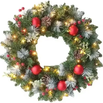 Věnec Vánoční věnec 30 cm