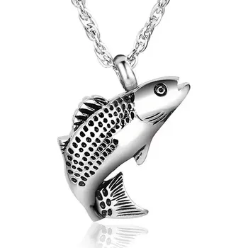 Přívěsek Přívěsek z chirurgické oceli Rybka - Model BEZ ŘETÍZKU (pouze přívěsek)