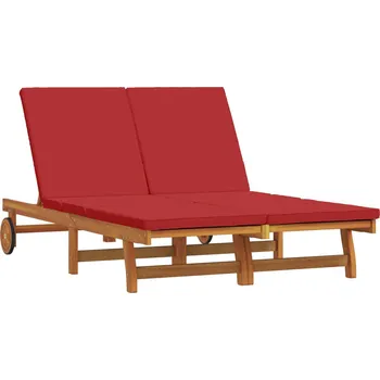 Podsedák vidaXL Slunečník 2-osoba Hnědá 63 x 199 x 85 cm Masivní akátové dřevo [3325192]