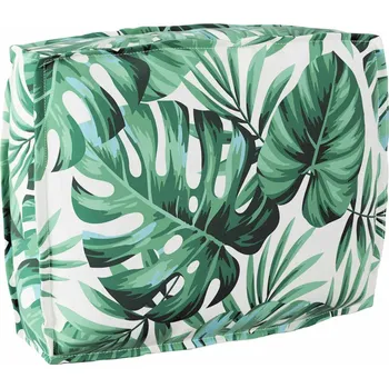 Polštář vidaXL Polštář List Vzor listů 50 x 40 x 12 cm Oxford látka [42001466]