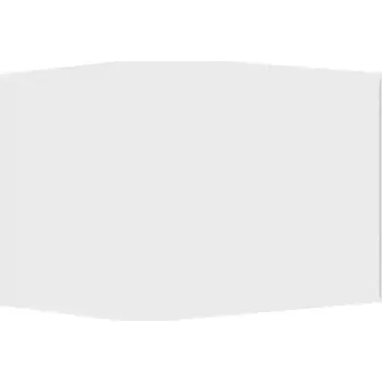 Televizní stolek Nástěnná TV skříňka se 2 přihrádkami, bílá, 80x30x30 cm