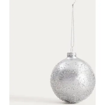 Vánoční ozdoba Vánoční dekorace FJER koule 754395