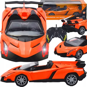RC model auta NA DÁLKOVÉ OVLÁDÁNÍ AUTO SVÍTÍ ZVUK SPORTOVNÍ VŮZ RC S OVLADAČEM