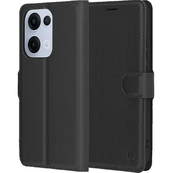 Pouzdro na mobilní telefon Pouzdro Techsuit Leather Folio pro Oppo Reno13 černé