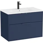 Koupelnová skříňka s umyvadlem Roca Optica 79x58x45,5 cm modrá mat OPT802ZM